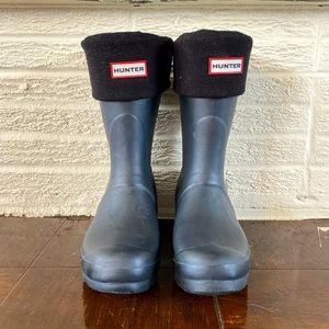 Hunter boots and boot socks
